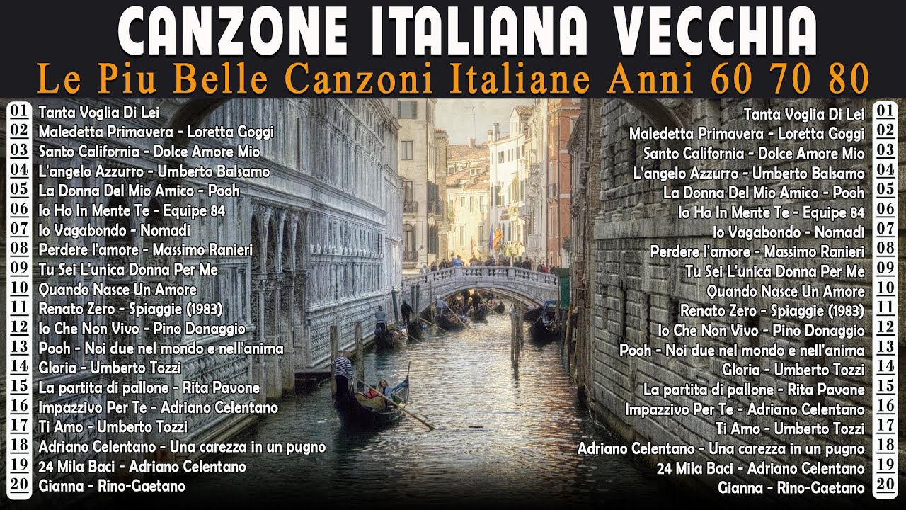 Canzoni Italiane Vecchie - Le 40 Migliori Canzoni Italiane Anni 60 70 e 80 - Can.jpg