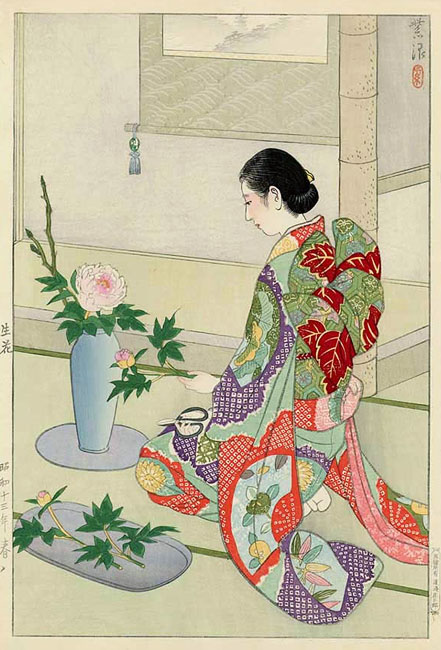 Flower Arrangement (Ikebana) 1938.jpg