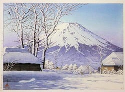 Clear Day, Snow, Mt. Fuji 1952.jpg