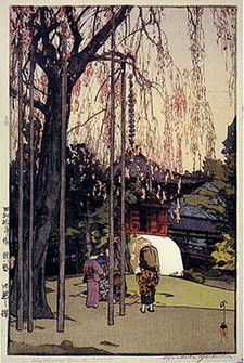 The Cherry tree in Kawagoe 1935.jpg